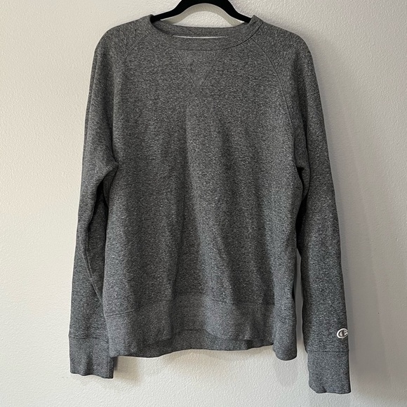 Champion Sweaters - CHAMPION- Crewneck Dark Grey Casual Sweater Size L